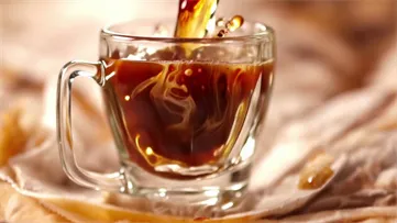 HunyuanVideo showcase Coffee Milk Swirl